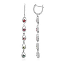 Boucles d'oreilles en argent et Tourmaline