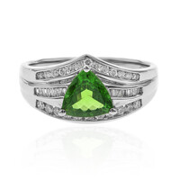 Bague en or et Grenat Tsavorite AAA (CIRARI)