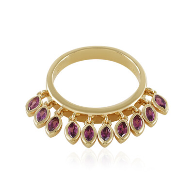 Bague en argent et Grenat Rhodolite