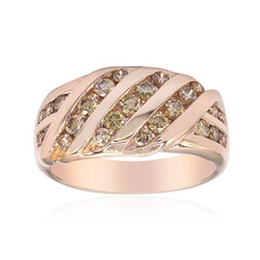 Bague en or et Diamant rose de France SI1 d'Argyle 