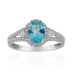 Bague en or et Apatite bleue (CIRARI)