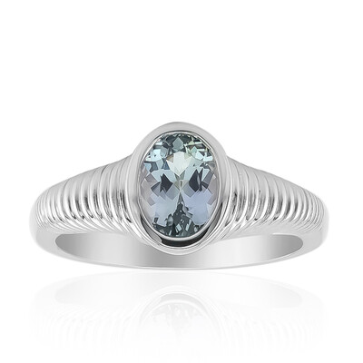 Bague en argent et Tanzanite non chauffée (Pallanova)