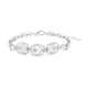 Bracelet en argent et Topaze blanche