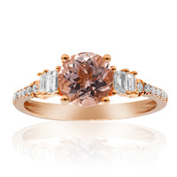 Bague en or et Morganite AAA (CIRARI)