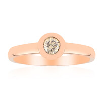 Bague en or et Diamant rose de France SI1 d'Argyle 