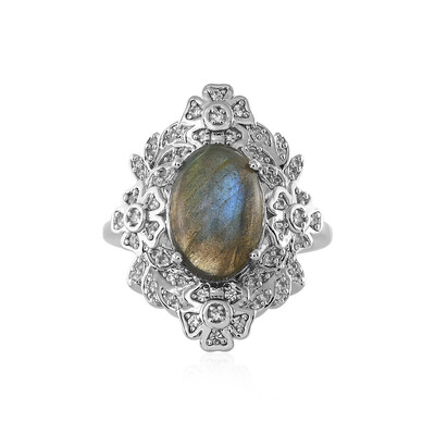 Bague en argent et Labradorite