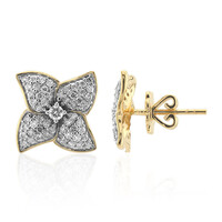 Boucles d'oreilles en or et Diamant SI1 (G)