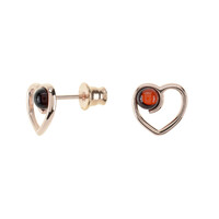 Boucles d'oreilles en argent et Ambre baltique