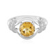 Bague en argent et Citrine