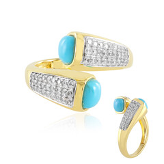 Bague en argent et Turquoise Sleeping Beauty