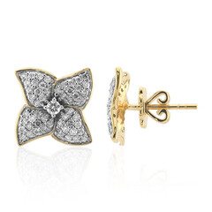 Boucles d'oreilles en or et Diamant SI1 (G)