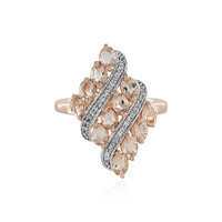 Bague en argent et Morganite