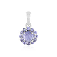 Pendentif en argent et Tanzanite