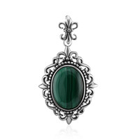 Pendentif en argent et Malachite (Art of Nature)