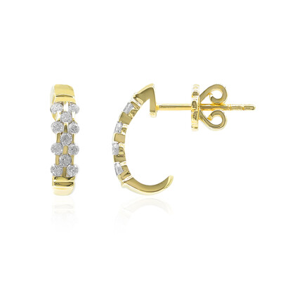 Boucles d'oreilles en or et Diamant SI1 (G) (Annette)