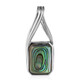 Pendentif en argent et Coquillage d'Abalone (MONOSONO COLLECTION)