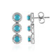 Boucles d'oreilles en argent et Turquoise Sleeping Beauty