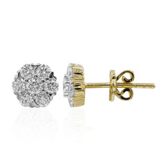 Boucles d'oreilles en or et Diamant IF (D)