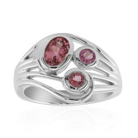 Bague en argent et Tourmaline rose du Brésil  (Pallanova)