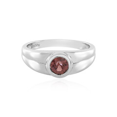 Bague en argent et Zircon rose