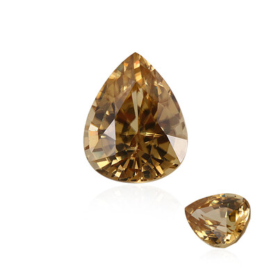 Gemme et Zircon jaune 3,61 ct