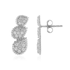 Boucles d'oreilles en argent et Zircon