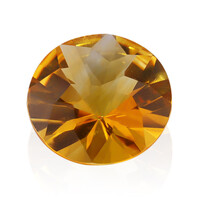  Citrine mandarine (gemme et boîte de collection)