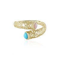 Bague en or et Turquoise Sleeping Beauty (Ornaments by de Melo)