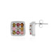 Boucles d'oreilles en argent et Tourmaline