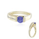 Bague en or et Tanzanite AAA (de Melo)