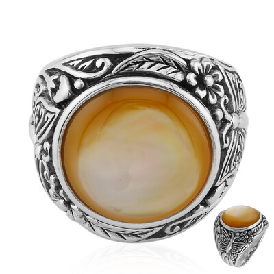 Bague en argent et Nacre (Art of Nature)