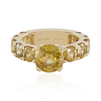 Bague en or et Zircon jaune (de Melo)