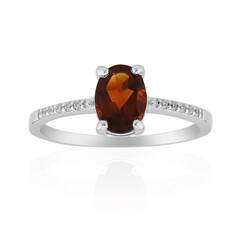 Bague en argent et Citrine Madère