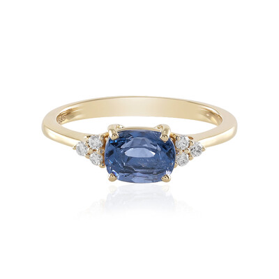 Bague en or et Spinelle bleu cobalt Luc Yen (AMAYANI)