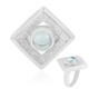 Bague en argent et Topaze bleu ciel (MONOSONO COLLECTION)