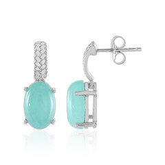 Boucles d'oreilles en argent et Amazonite