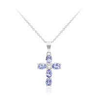 Collier en argent et Tanzanite