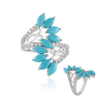 Bague en argent et Turquoise Sleeping Beauty