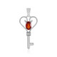 Pendentif en argent et Grenat Hessonite