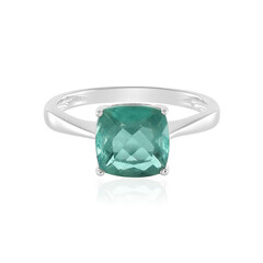 Bague en argent et Fluorite verte