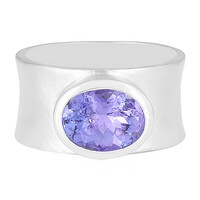 Bague en argent et Tanzanite