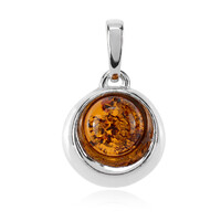 Pendentif en argent et Ambre