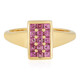 Bague en argent et Grenat Rhodolite (MONOSONO COLLECTION)