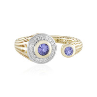 Bague en or et Tanzanite AAA (Ornaments by de Melo)