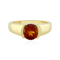 Bague en argent et Citrine Madère