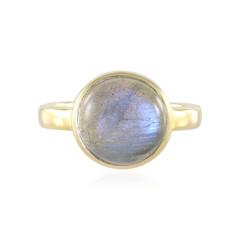 Bague en argent et Labradorite bleue de Maniry (KM by Juwelo)