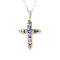 Collier en argent et Tanzanite (Gems en Vogue)