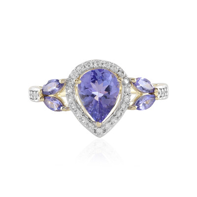 Bague en or et Tanzanite