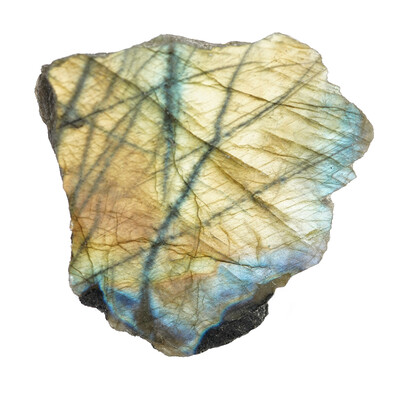 Figurine et Labradorite (Lapis Vitalis)