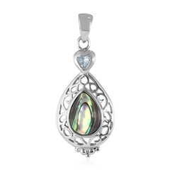 Pendentif en argent et Coquillage d'Abalone (Art of Nature)